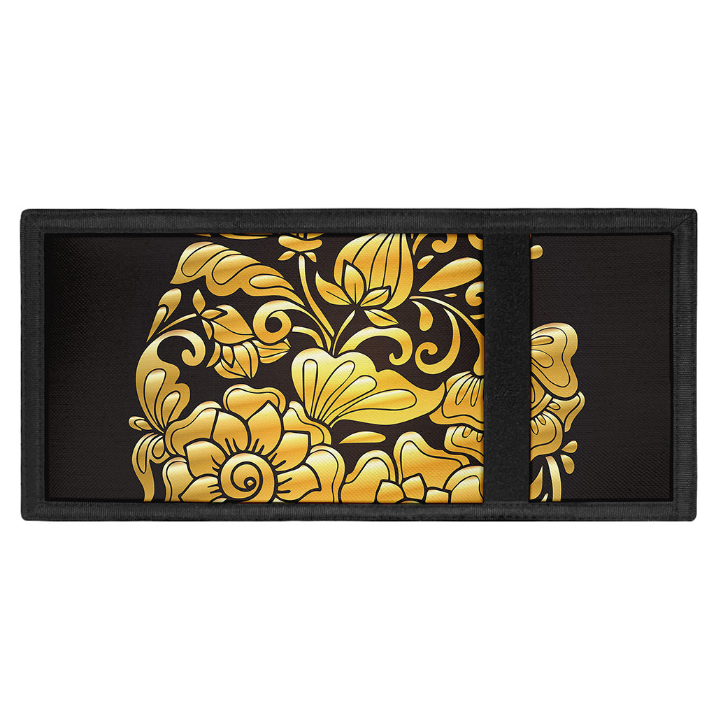 Gold Easter Egg Print Trifold Wallet