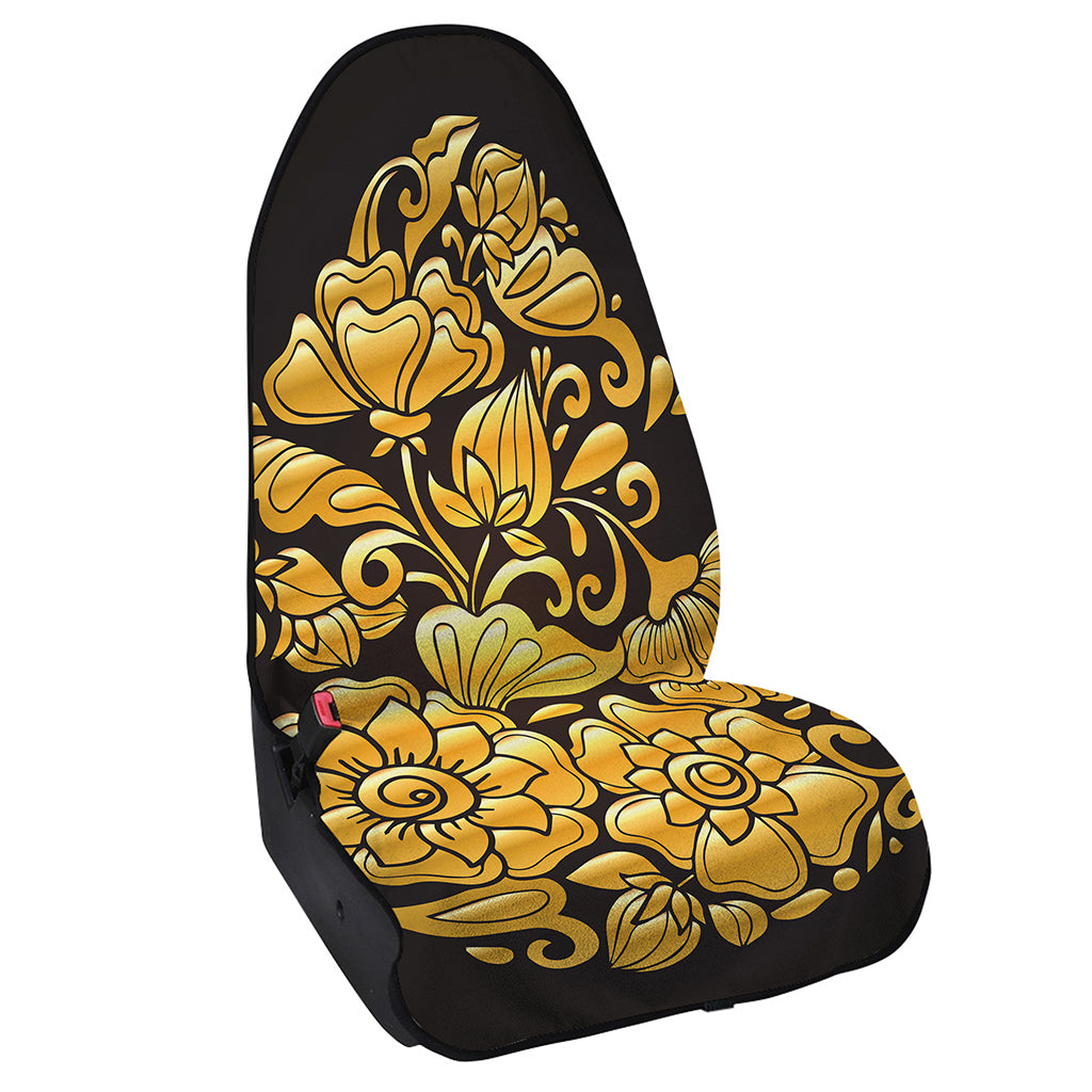 Gold Easter Egg Print Waterproof Car Seat Cover