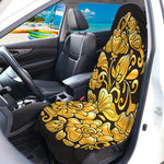 Gold Easter Egg Print Waterproof Car Seat Cover