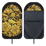 Gold Easter Egg Print Waterproof Car Seat Cover