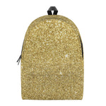 Gold Glitter Artwork Print (NOT Real Glitter) Backpack