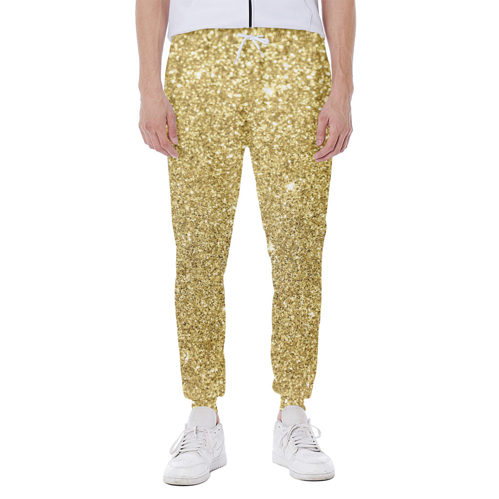 Gold Glitter Artwork Print (NOT Real Glitter) Scuba Joggers