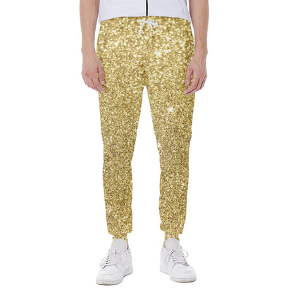 Gold Glitter Artwork Print (NOT Real Glitter) Scuba Joggers