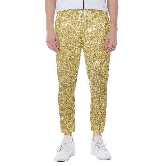 Gold Glitter Artwork Print (NOT Real Glitter) Scuba Joggers