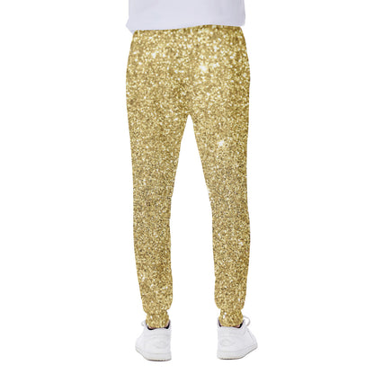 Gold Glitter Artwork Print (NOT Real Glitter) Scuba Joggers