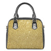 Gold Glitter Artwork Print (NOT Real Glitter) Shoulder Handbag