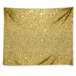 Gold Glitter Artwork Print (NOT Real Glitter) Tapestry
