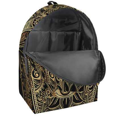 Gold Hamsa Hand Print Backpack