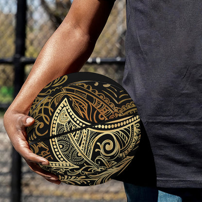 Gold Hamsa Hand Print Basketball