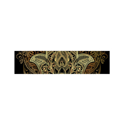 Gold Hamsa Hand Print Bed Runner