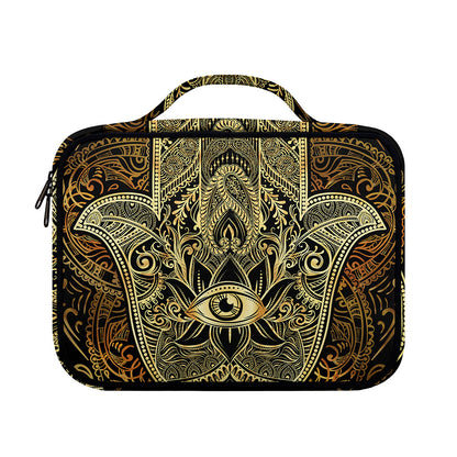 Gold Hamsa Hand Print Briefcase Bible Bag