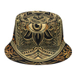 Gold Hamsa Hand Print Bucket Hat