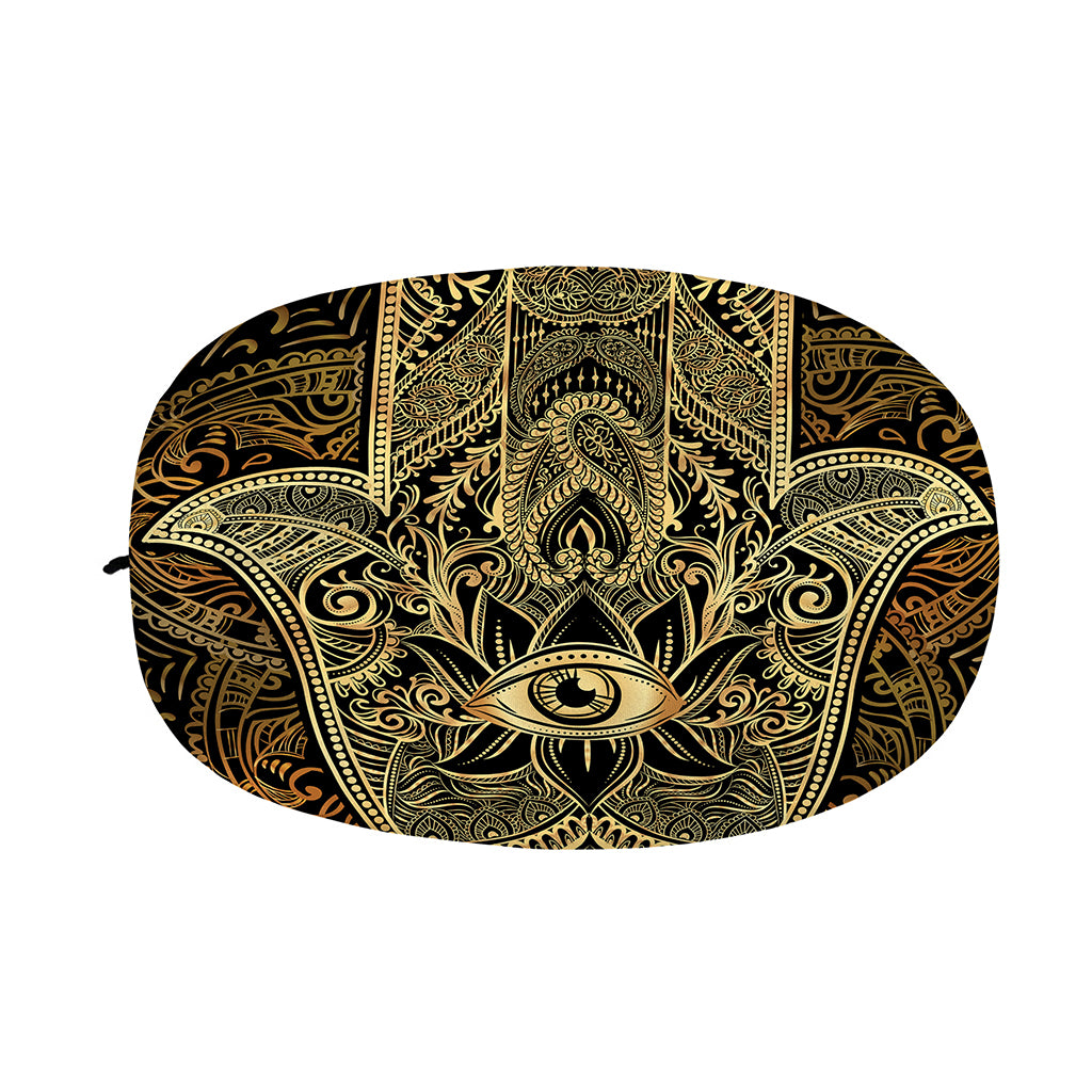 Gold Hamsa Hand Print Car Side Mirror Covers