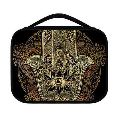 Gold Hamsa Hand Print Classic Bible Case
