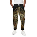Gold Hamsa Hand Print Cotton Sweatpants