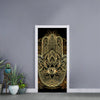 Gold Hamsa Hand Print Door Sticker