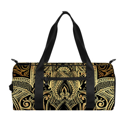 Gold Hamsa Hand Print Gym Bag