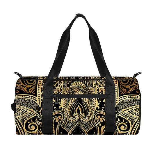 Gold Hamsa Hand Print Gym Bag