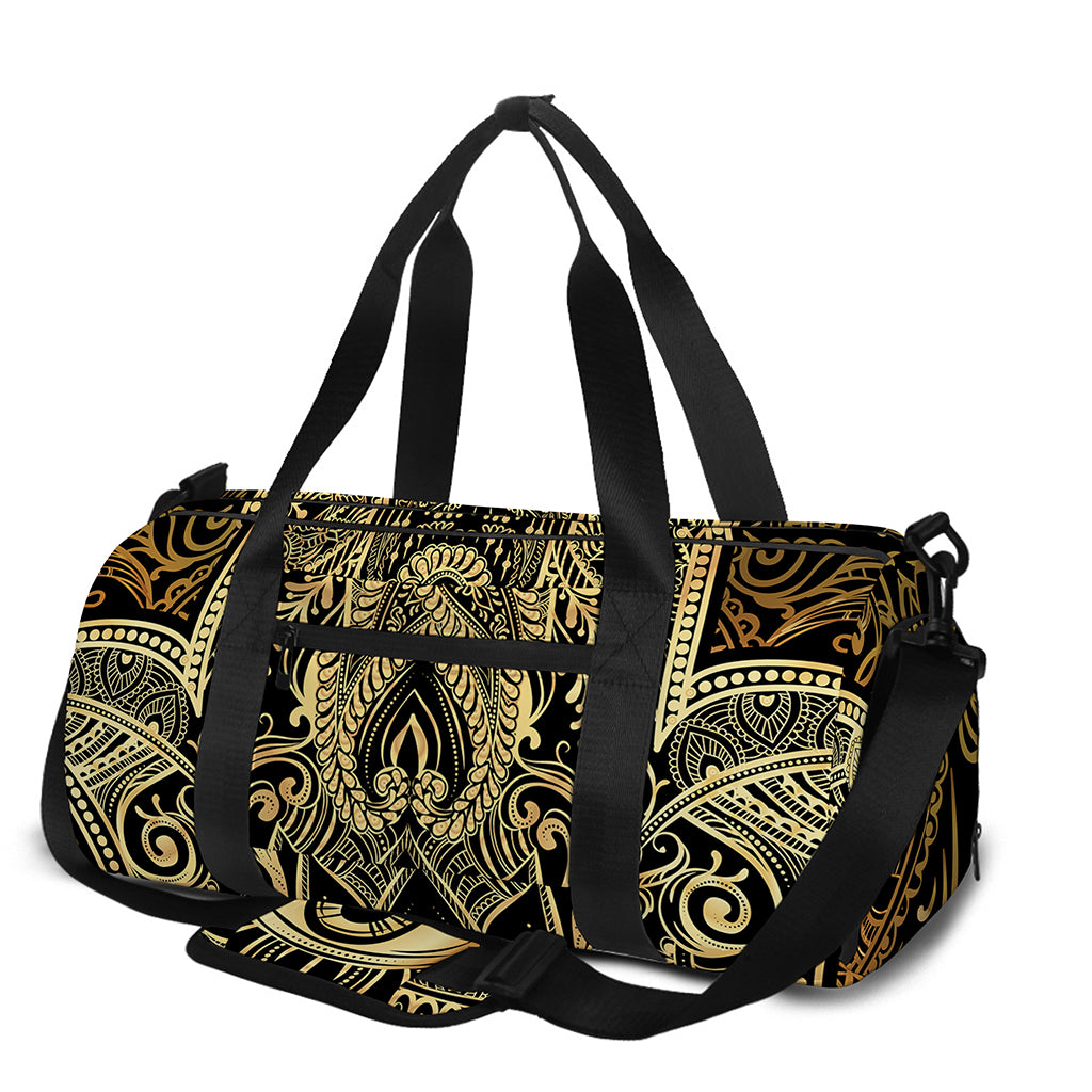 Gold Hamsa Hand Print Gym Bag