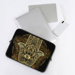 Gold Hamsa Hand Print Laptop Sleeve