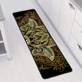 Gold Hamsa Hand Print Long Kitchen Mat