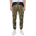 Gold Hamsa Hand Print Joggers