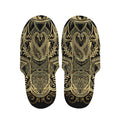 Gold Hamsa Hand Print Slippers