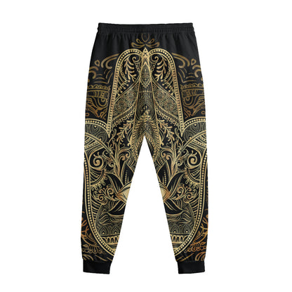 Gold Hamsa Hand Print Sweatpants