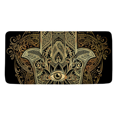 Gold Hamsa Hand Print Towel