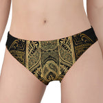 Gold Hamsa Hand Print Women's Panties