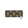 Gold Hamsa Pattern Print Extended Mouse Pad