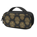 Gold Hamsa Pattern Print Portable Cooler Travel Case