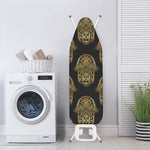 Gold Hamsa Pattern Print Ironing Board Cover