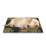 Gold Hamsa Pattern Print Pet Cooling Mat Cover