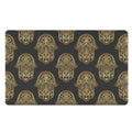 Gold Hamsa Pattern Print Polyester Doormat