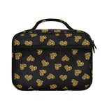 Gold Heart (NOT Real) Glitter Print Briefcase Bible Bag