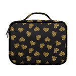 Gold Heart (NOT Real) Glitter Print Briefcase Bible Bag