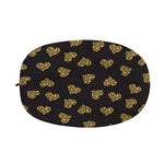 Gold Heart (NOT Real) Glitter Print Car Side Mirror Covers
