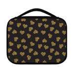 Gold Heart (NOT Real) Glitter Print Classic Bible Case