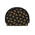 Gold Heart (NOT Real) Glitter Print Coin Purse