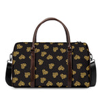 Gold Heart (NOT Real) Glitter Print Duffle Bag