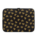 Gold Heart (NOT Real) Glitter Print Laptop Sleeve