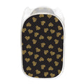 Gold Heart (NOT Real) Glitter Print Mesh Laundry Hamper