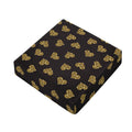 Gold Heart (NOT Real) Glitter Print Outdoor Seat Cushion Cover