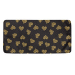 Gold Heart (NOT Real) Glitter Print Towel
