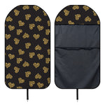 Gold Heart (NOT Real) Glitter Print Waterproof Car Seat Cover