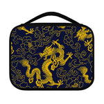 Gold Japanese Dragon Pattern Print Classic Bible Case