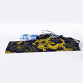 Gold Japanese Dragon Pattern Print Sports Towel