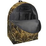 Gold Kaleidoscope Print Backpack
