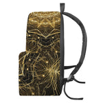 Gold Kaleidoscope Print Backpack